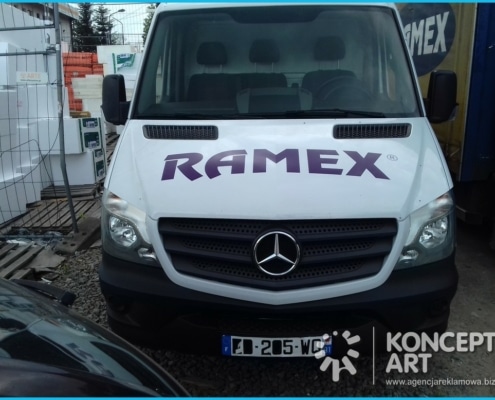 duże logo ramex Oklejanie samochodów Nowy Sącz