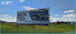 bruk bet baner na rusztowaniu nowy sącz