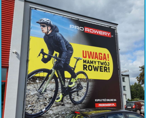 baner reklamowy rowerypro nowy sącz